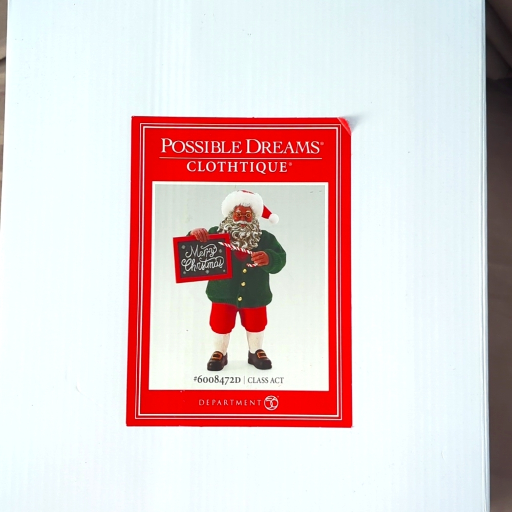 Dept 56 'Class Act' Santa